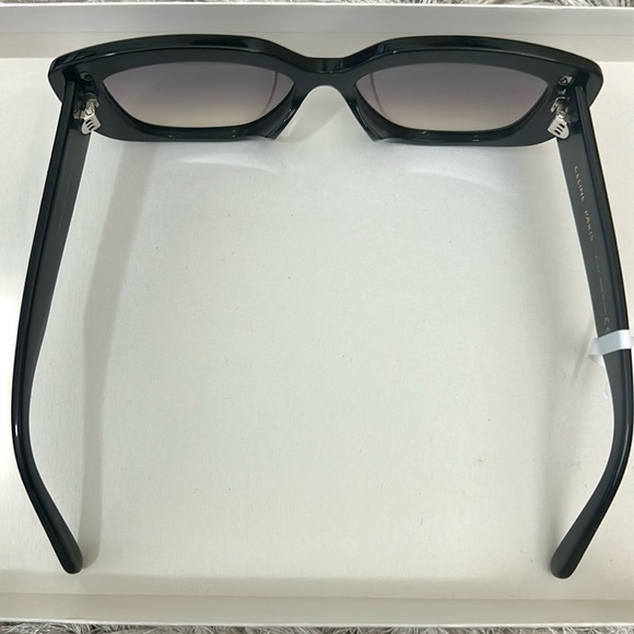 NIB CELINE Triomphe CL40216U Black/Gradient Brown Lenses Rectangle Sunglasses - Picture 8 of 16